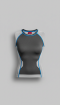 Compression Performance Top with Mesh Zones
